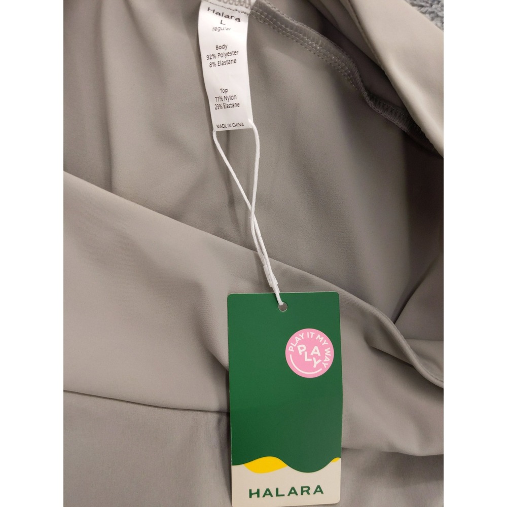 Halara Breezeful High Waisted High Low Ruffle 2-in-1 Flowy QuickDry w/ Shorts L - Picture 7 of 7